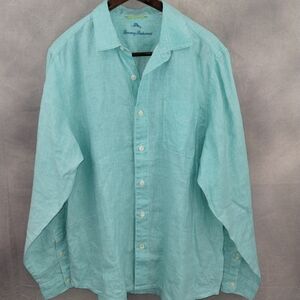 NEW Tommy Bahama Linen Shirt Size Large Tall LT